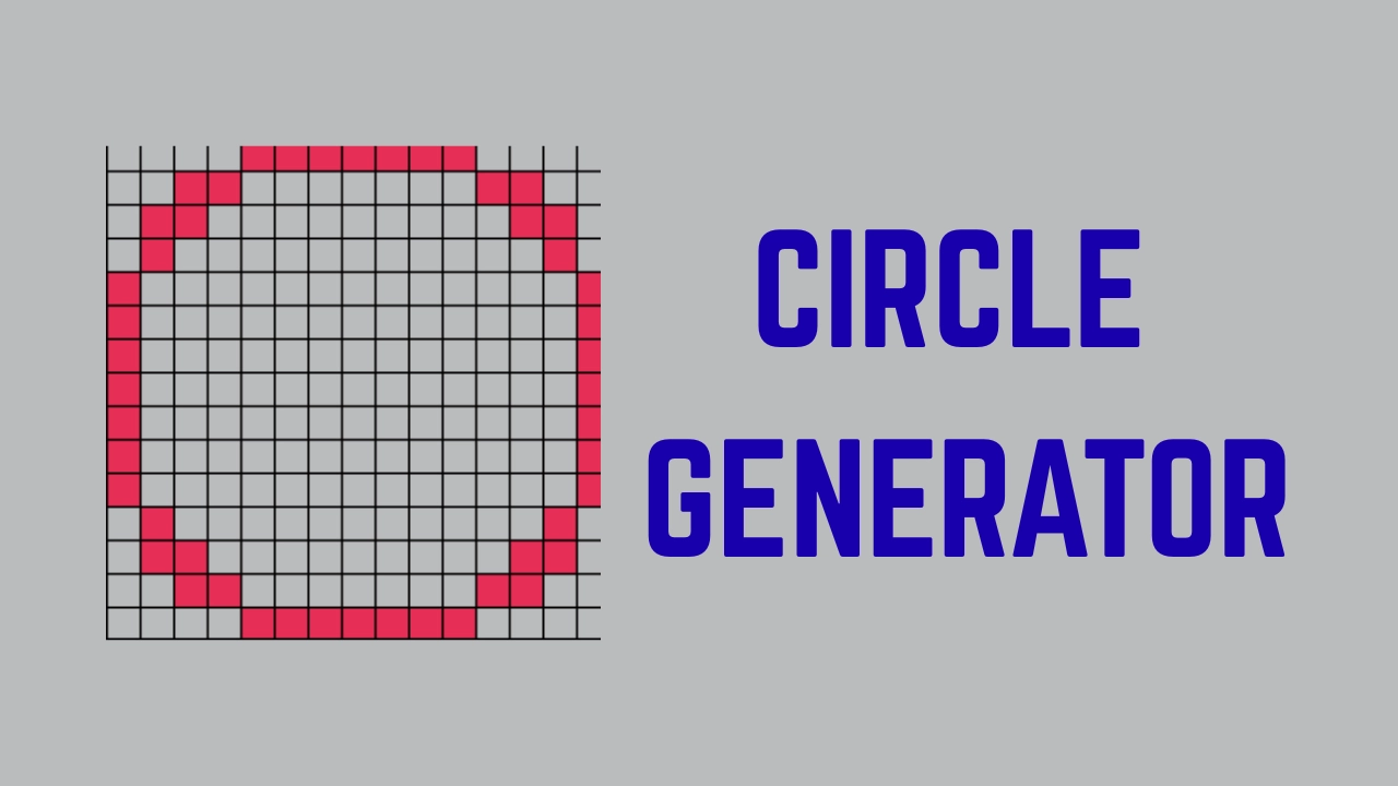 How to Make a Circle in Minecraft: Free Pixel Circle Generator