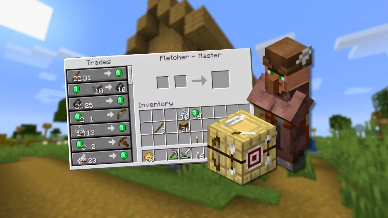 What Villager Trades Sticks in Minecraft?