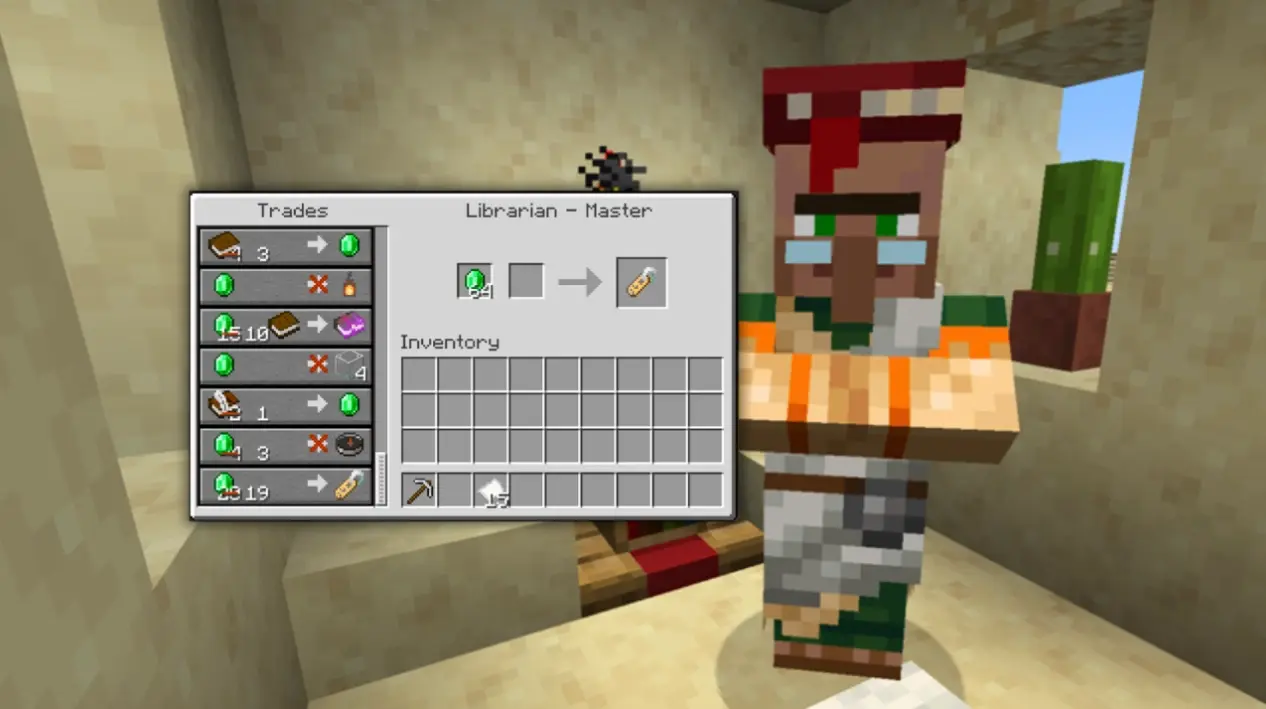 What Villager Trades Name Tags in Minecraft?