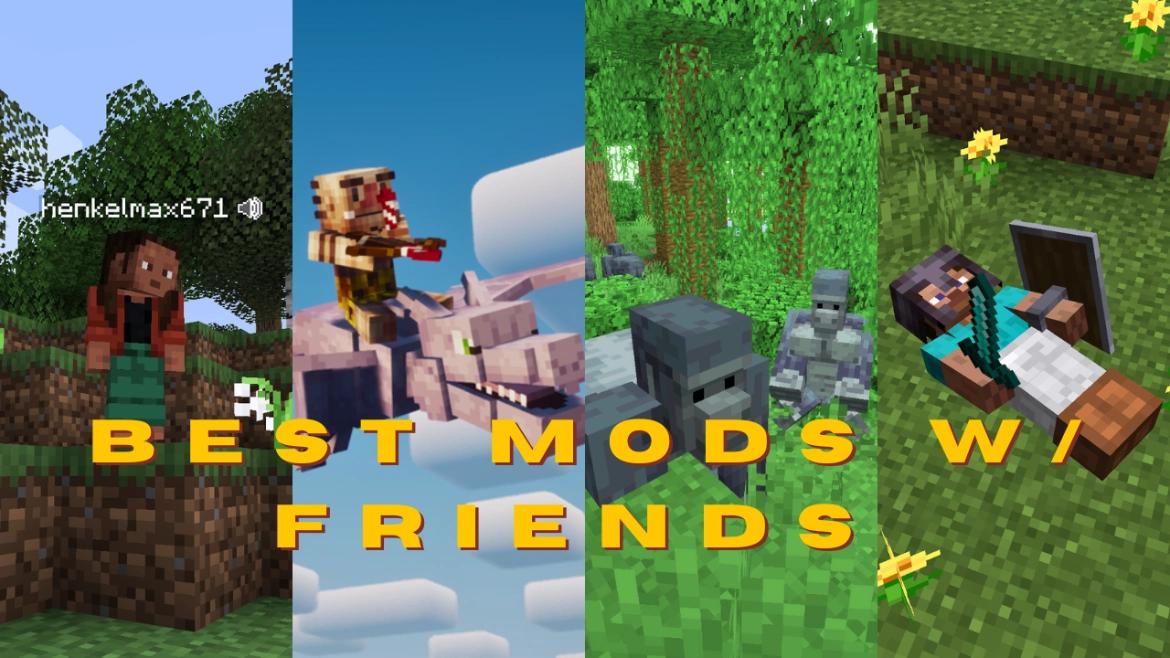Best Minecraft Mods to Play With Friends (by Community Downloads)