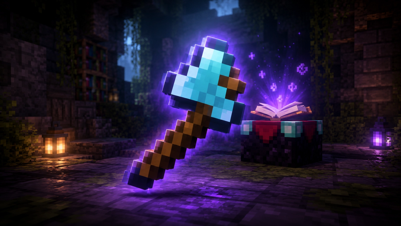 Best Axe Enchantments in Minecraft