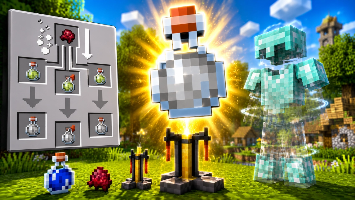 How to Make an Invisibility Potion in Minecraft