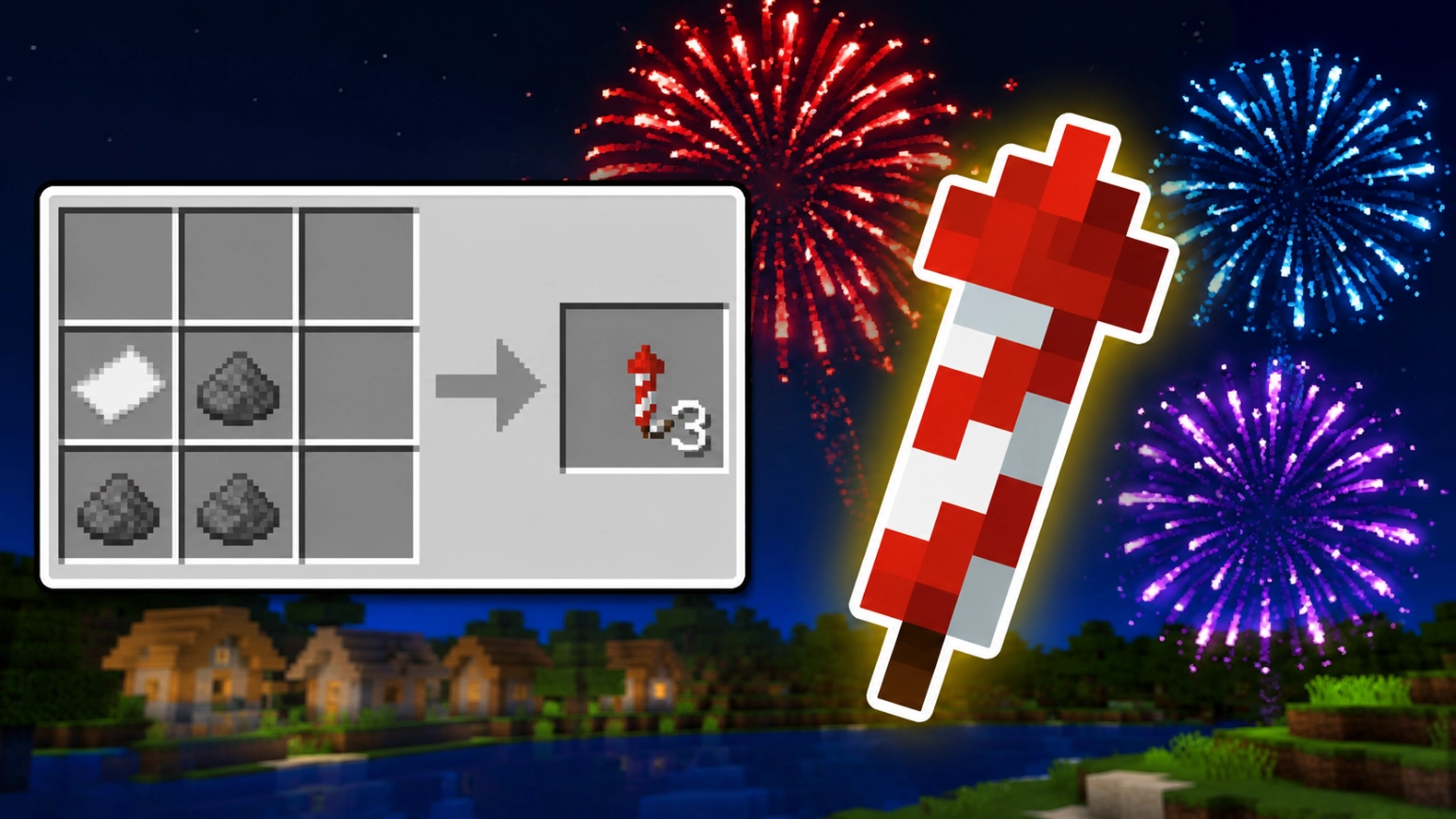 How to Make Fireworks in Minecraft