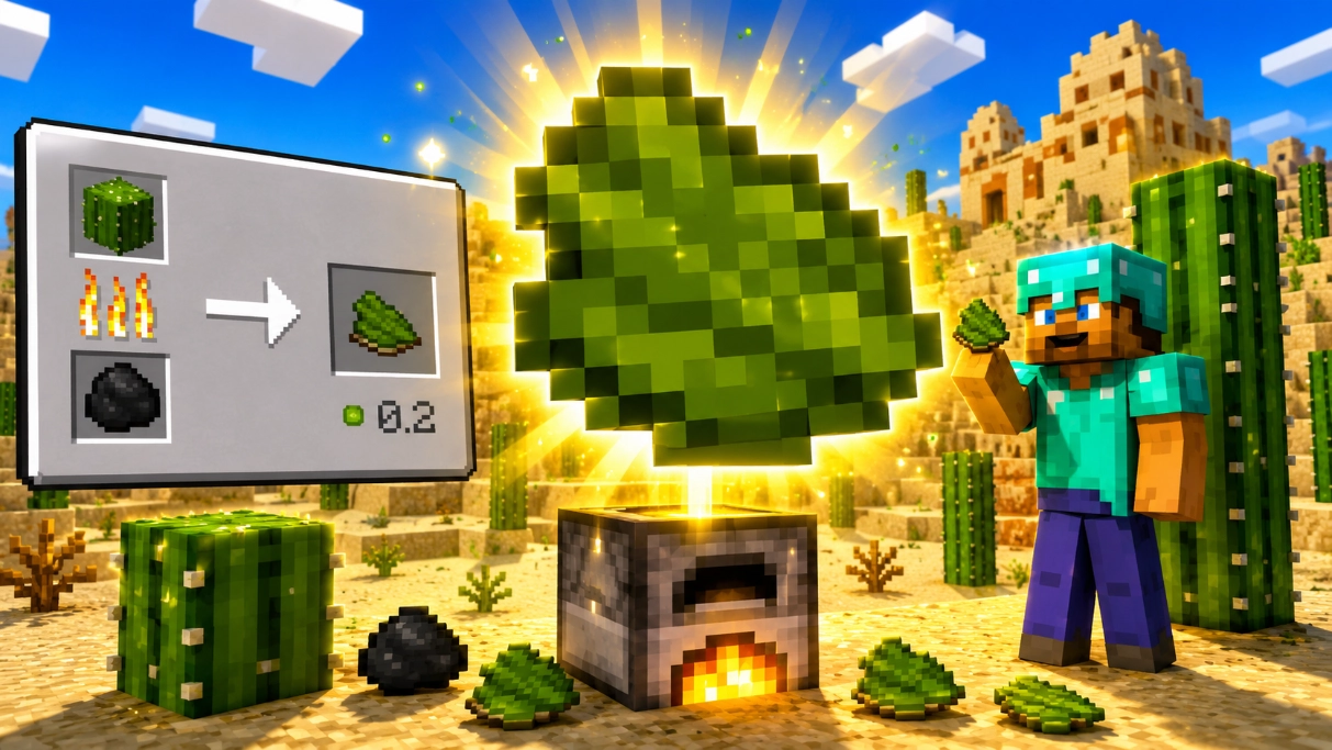 How to Make Green Dye in Minecraft