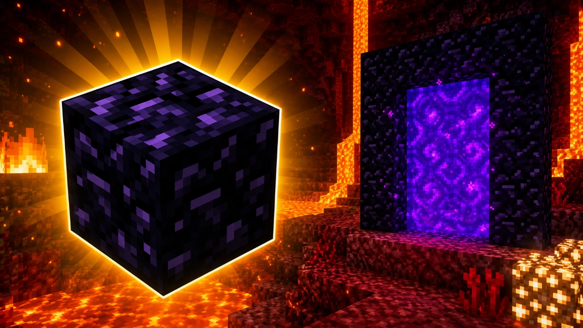 How to Make Obsidian in Minecraft