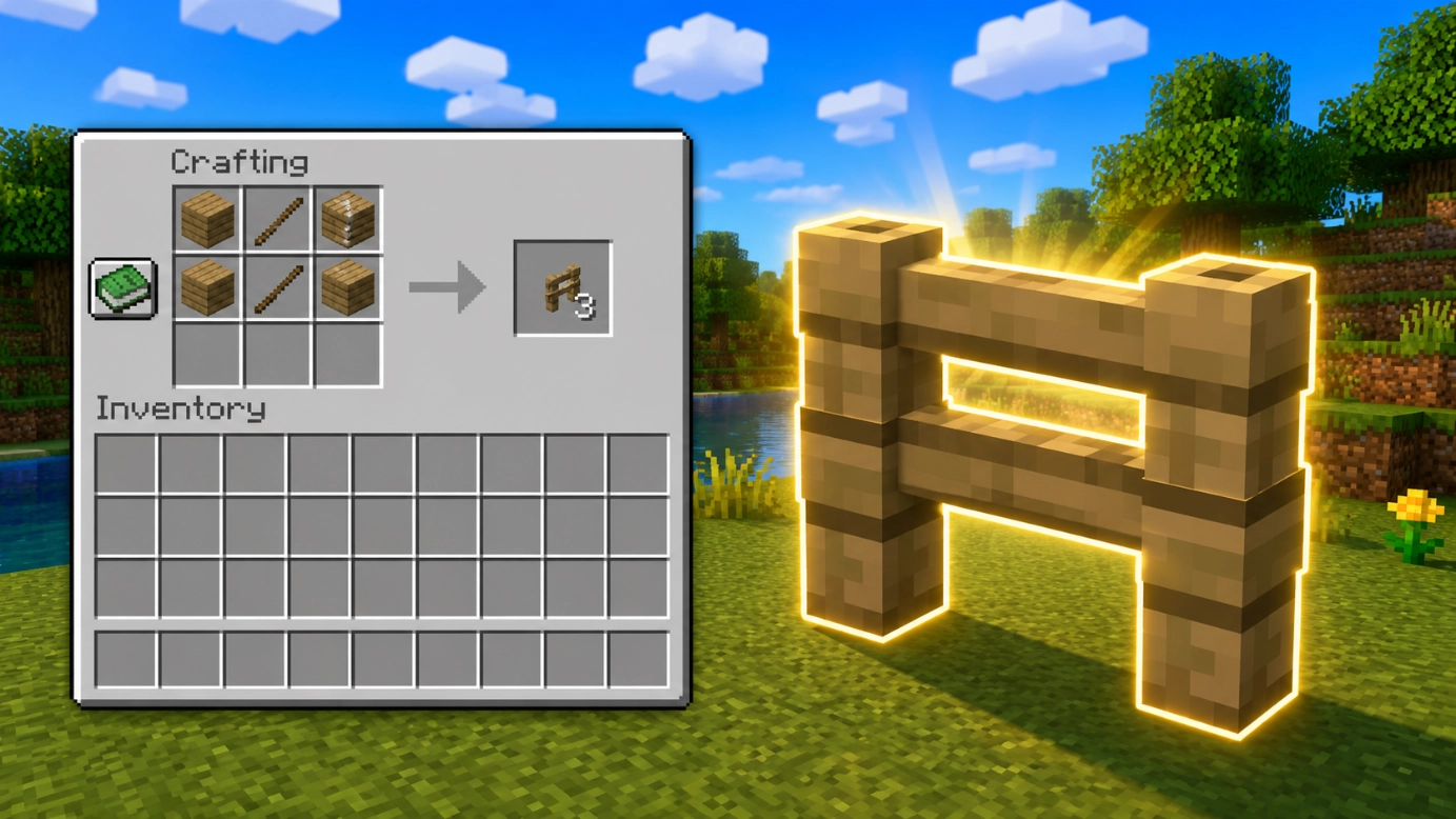 How to Make a Fence in Minecraft