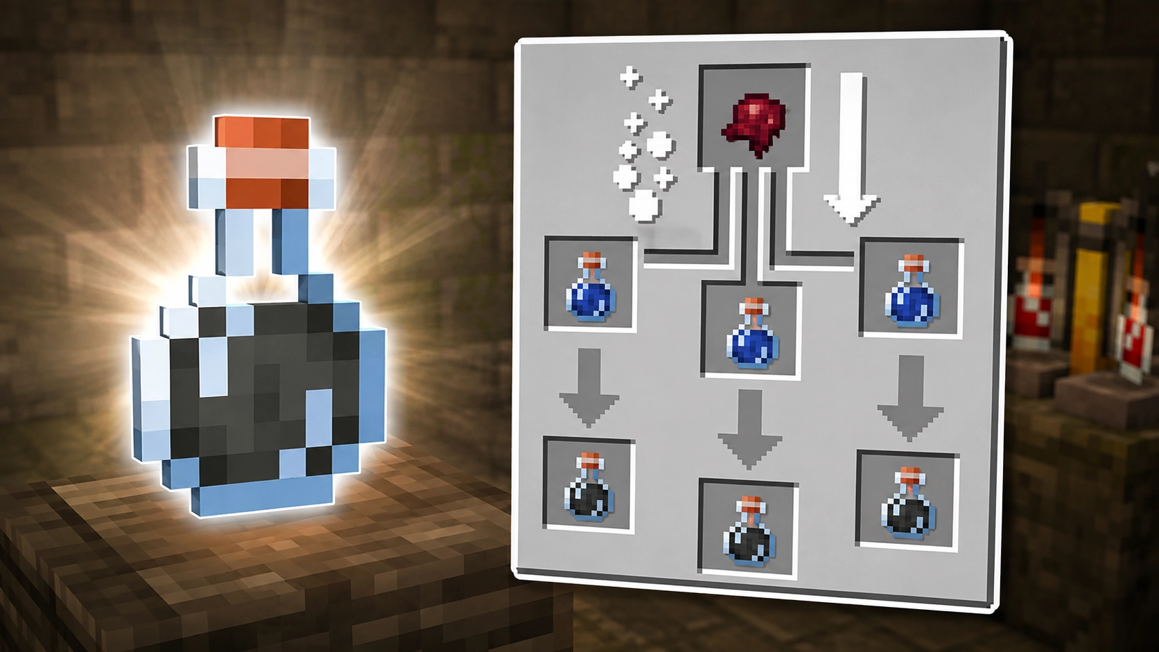 How to Make a Potion of Weakness in Minecraft