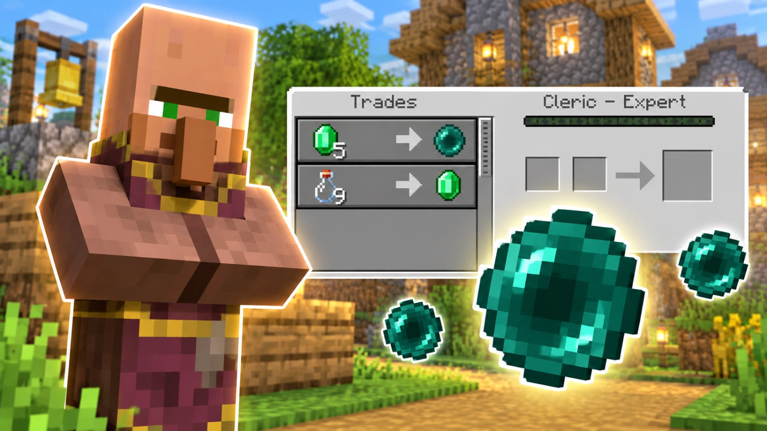 What Villager Trades Ender Pearls in Minecraft