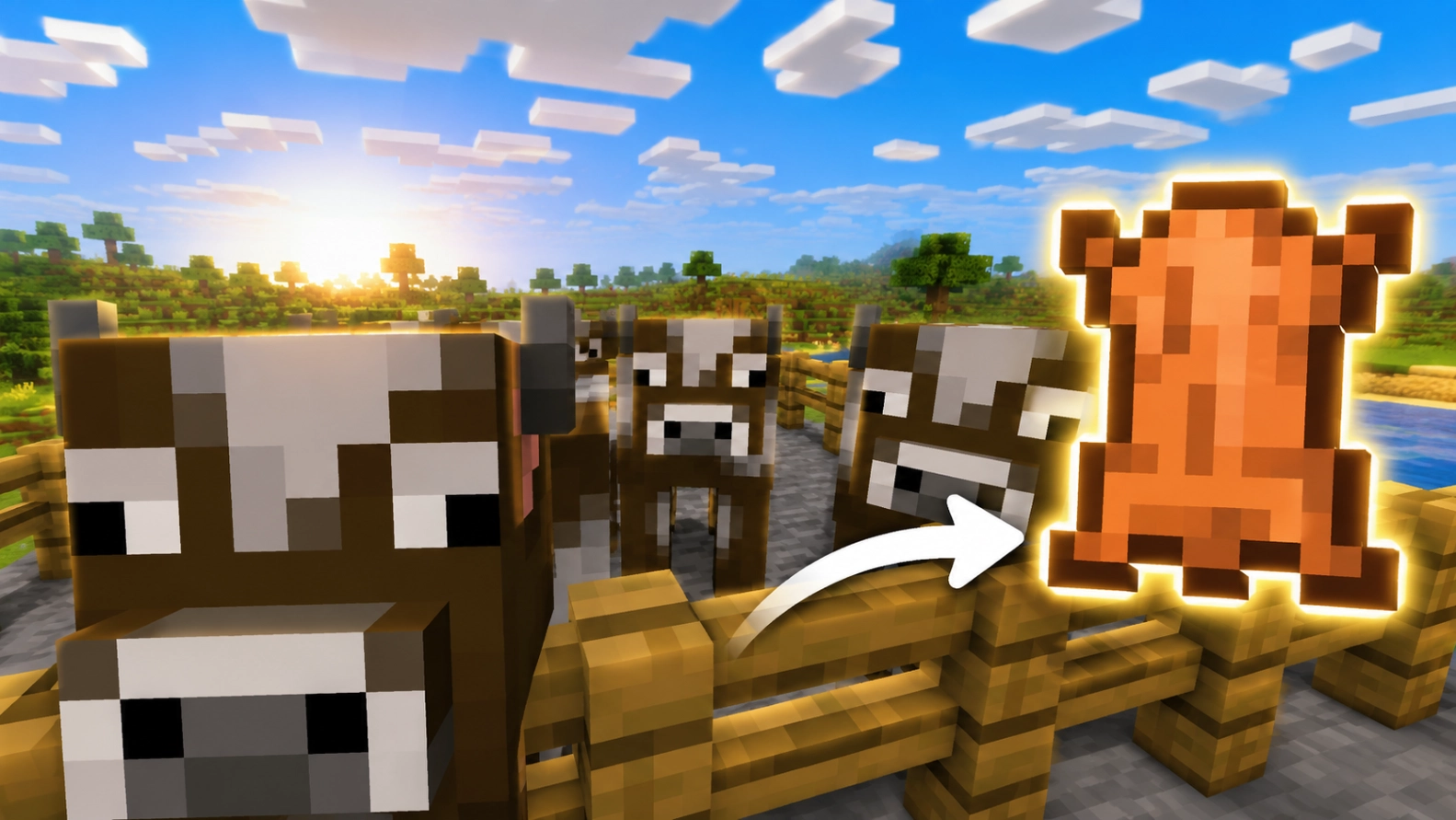 Best Way to Get Leather in Minecraft (Fastest Methods)