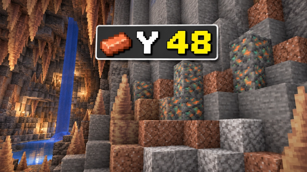 Best Y Level for Copper in Minecraft