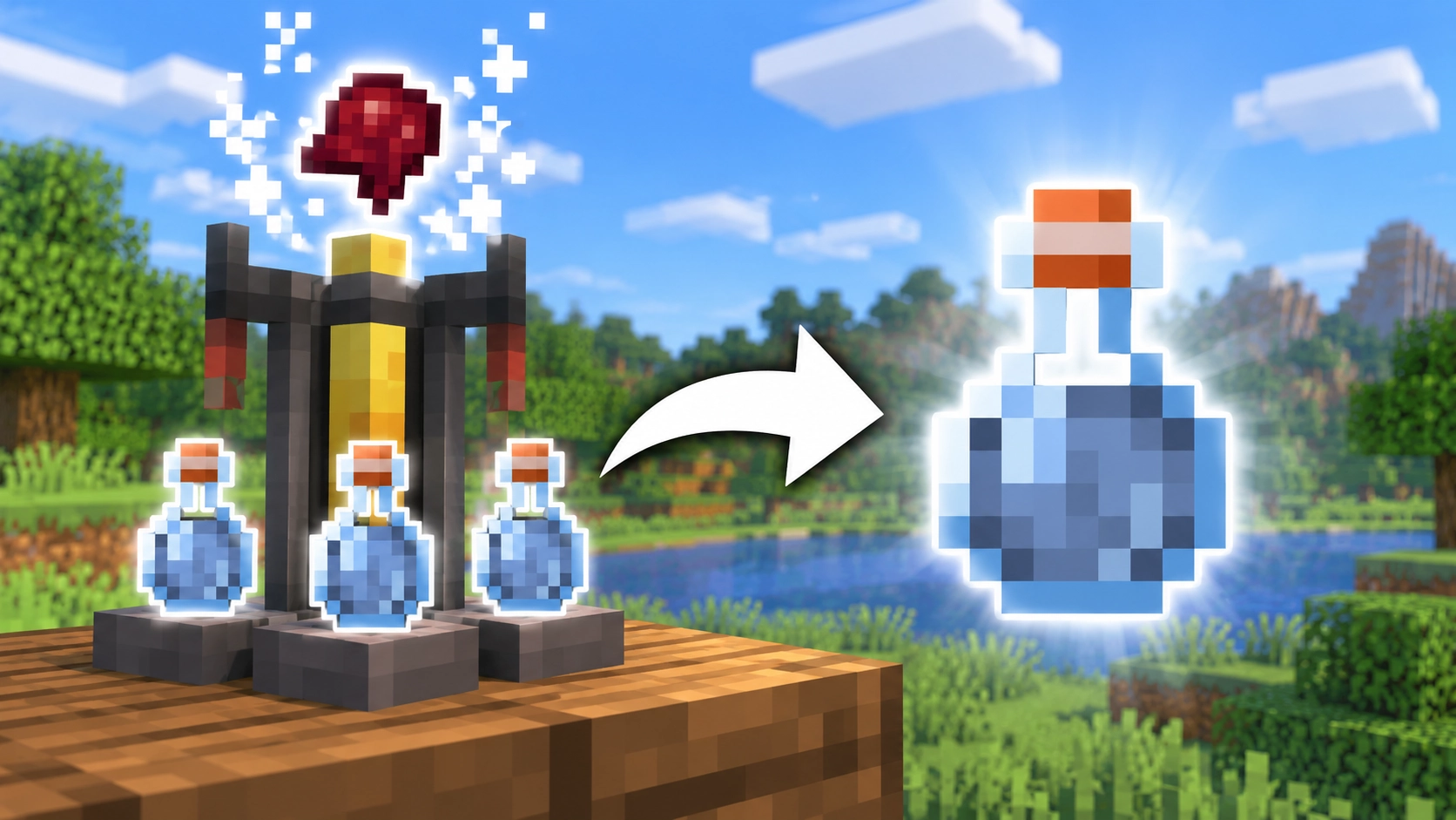 How to Make a Potion of Slowness in Minecraft
