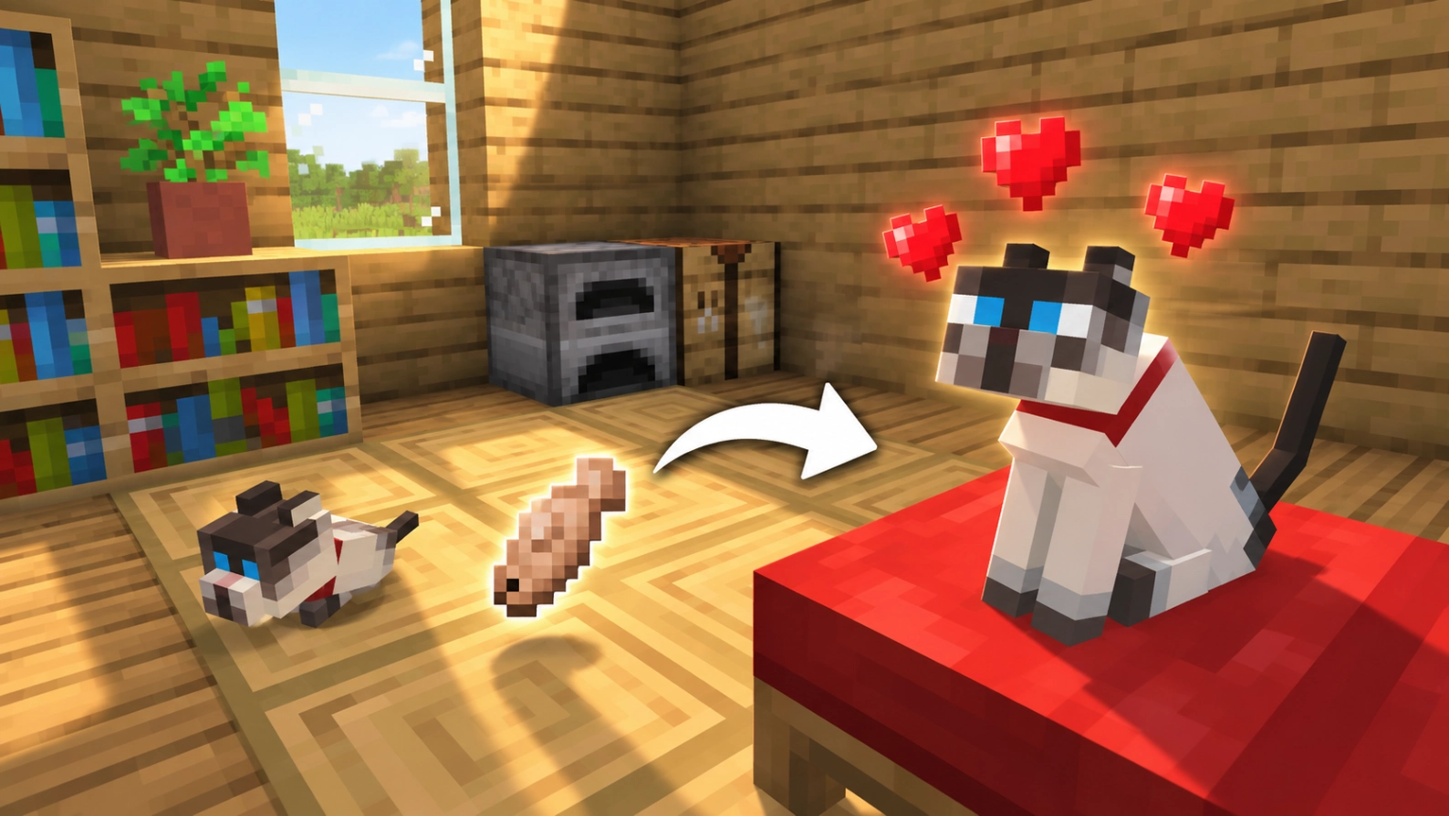 How to Tame a Cat in Minecraft (Easy Guide)