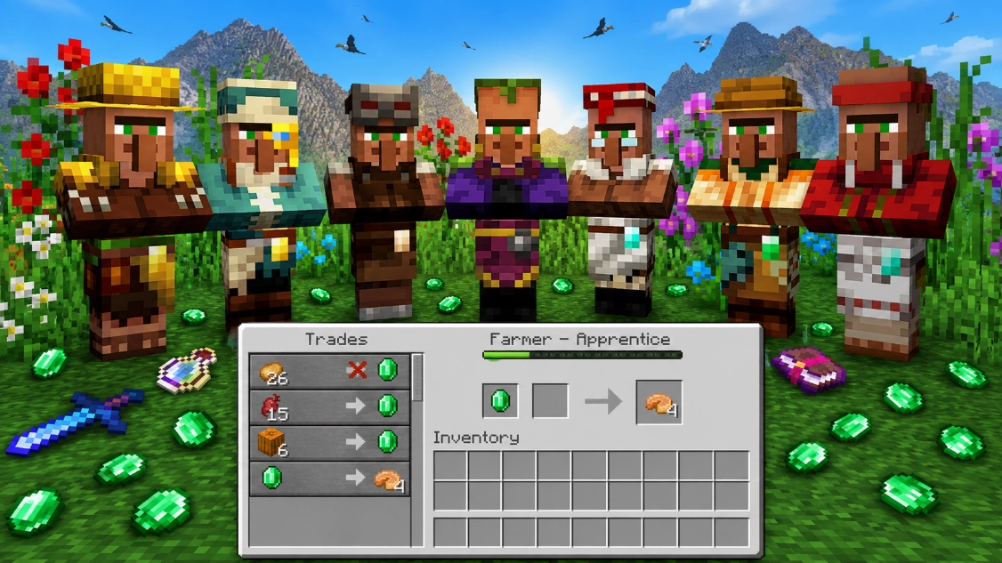 Minecraft Villager Trades: Every Profession Explained