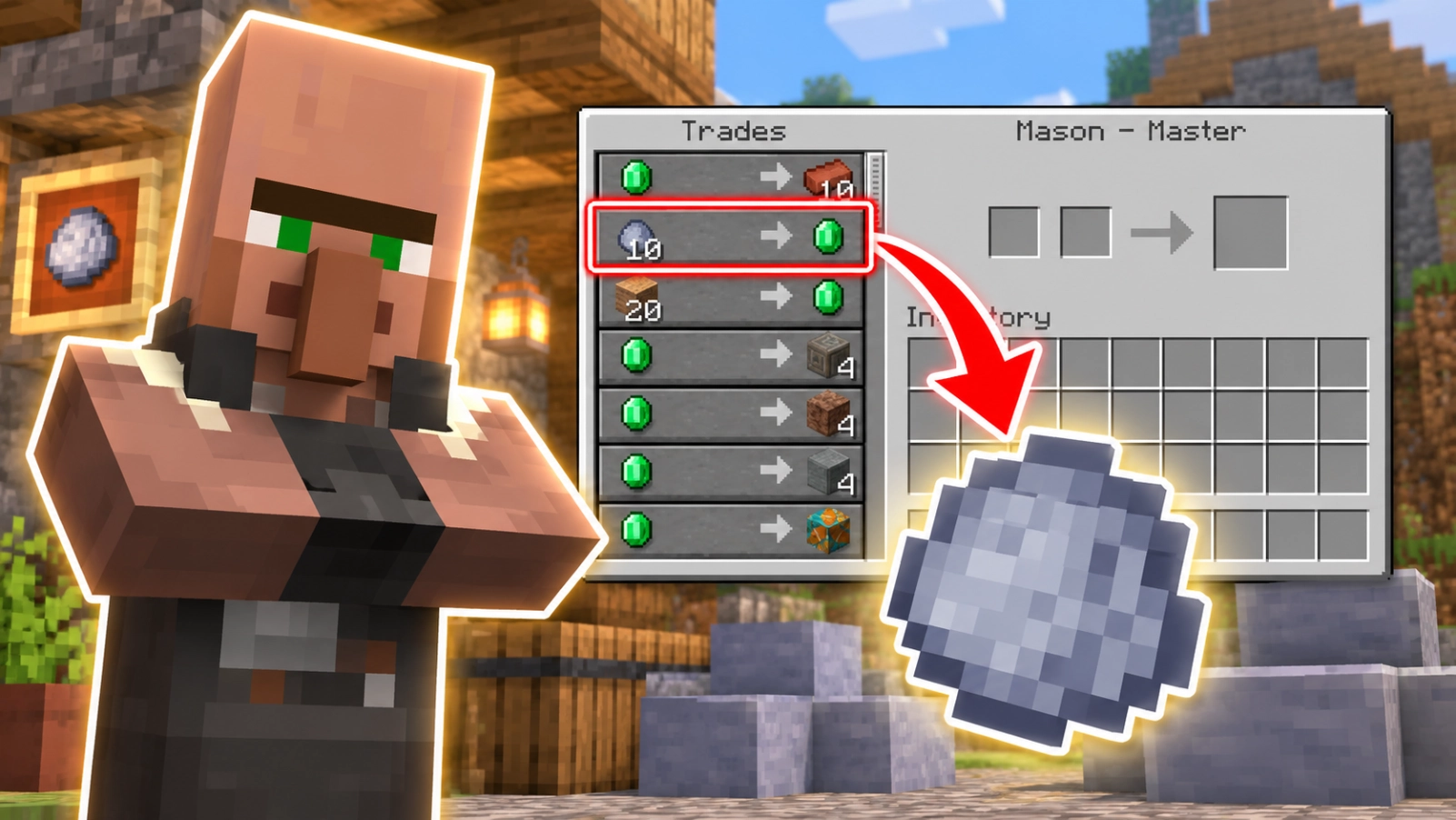 What Villager Trades Clay in Minecraft