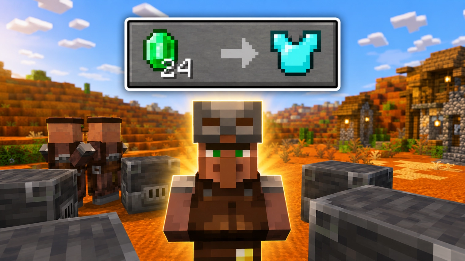 What Villager Trades Diamond Armor in Minecraft?